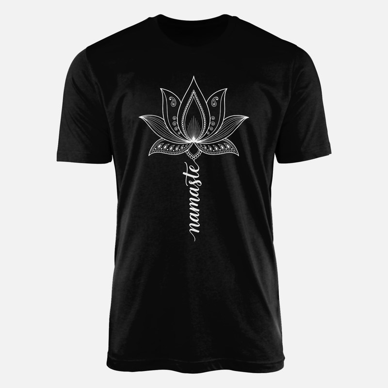 T-shirts: Namaste Lotus Flower Mandala