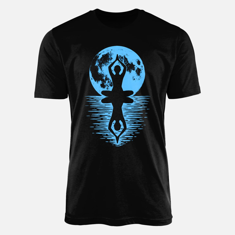 T-shirts: Lotus Meditation and Full Moon