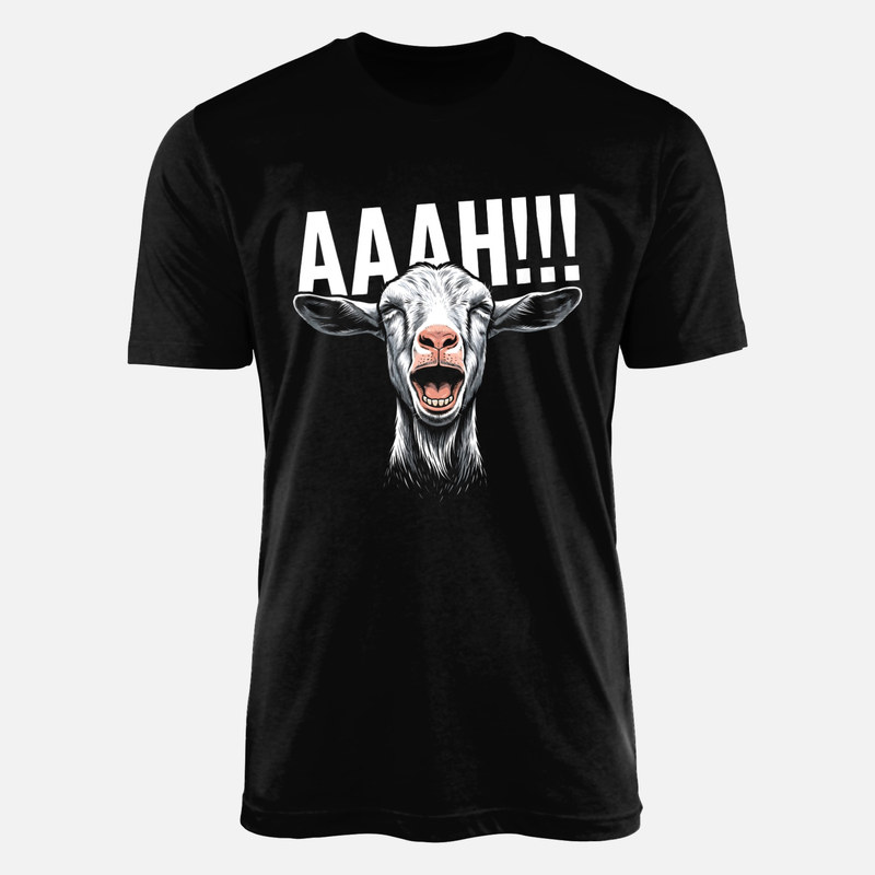 T-shirts: Screaming Goat Aaah Meme