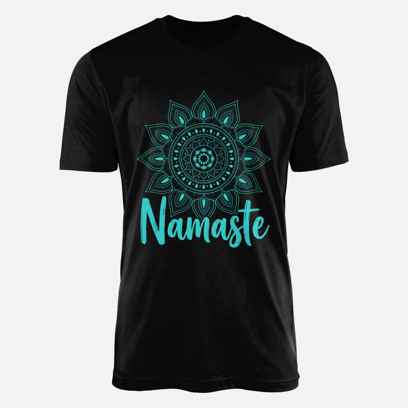 T-shirts: Namaste Floral Mandala