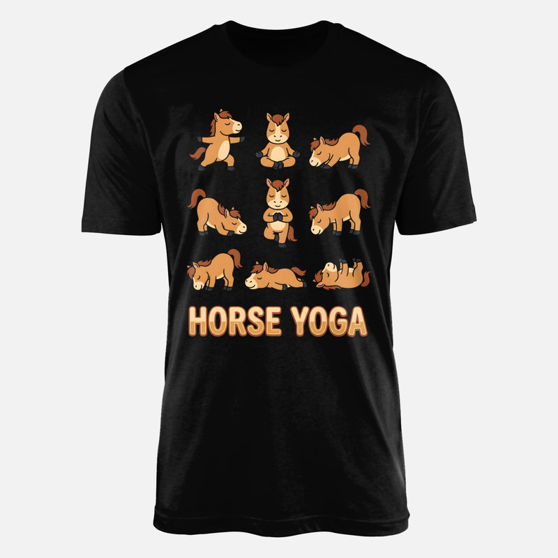 T-shirts: Horse Yoga Poses