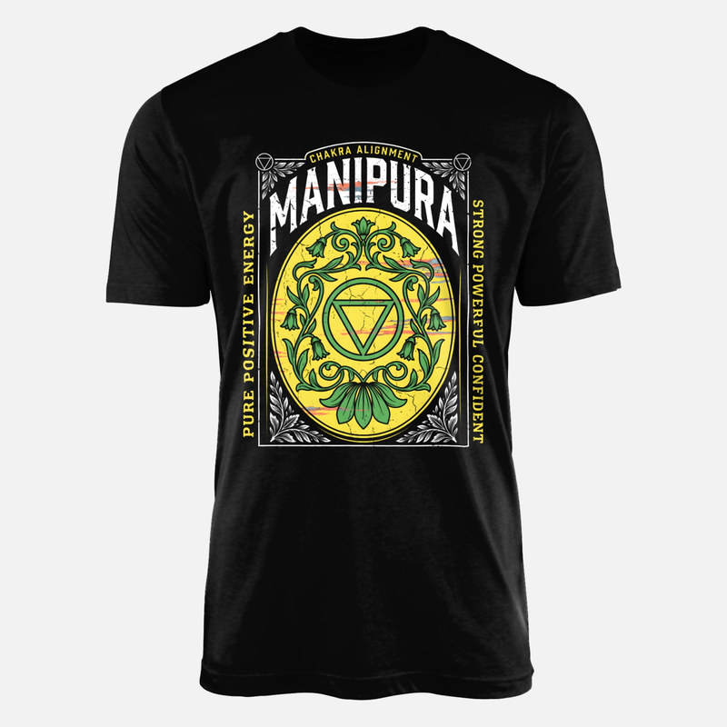 T-shirts: Manipura Chakra Alignment Floral