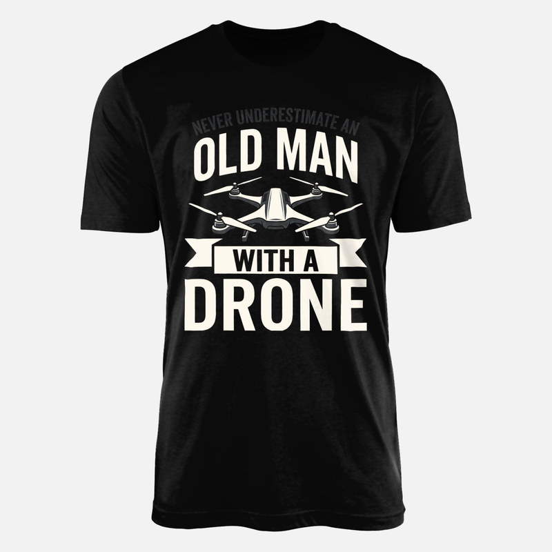 T-shirts: Old Man With A Drone