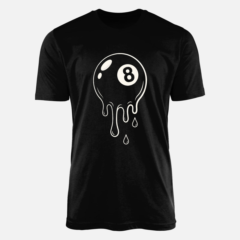 T-shirts: Melting 8 Ball
