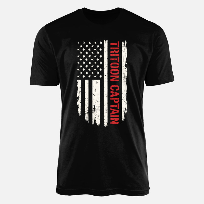 T-shirts: Tritoon Captain US Flag