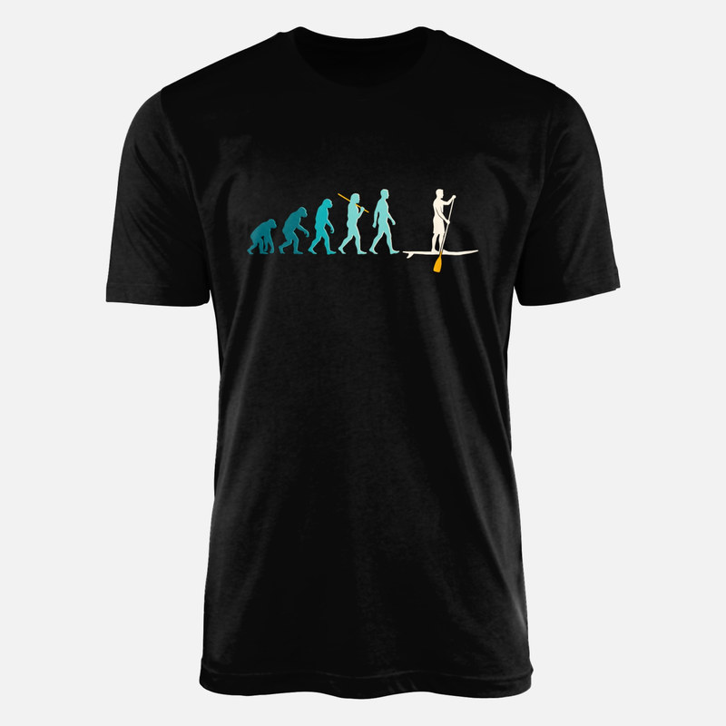 T-shirts: Paddle Surf Evolution Silhouette