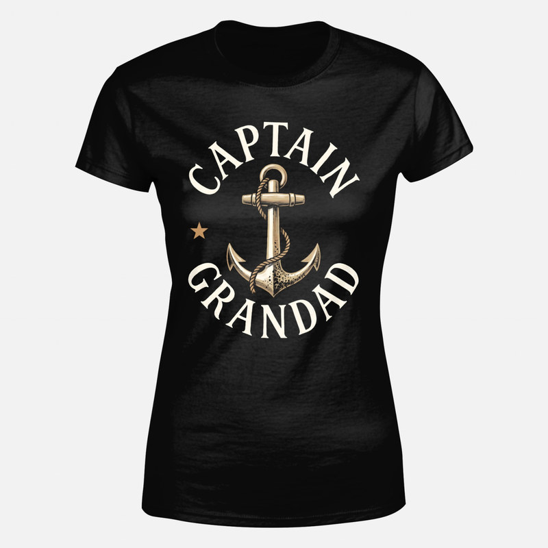 T-shirts: Captain Grandad Anchor