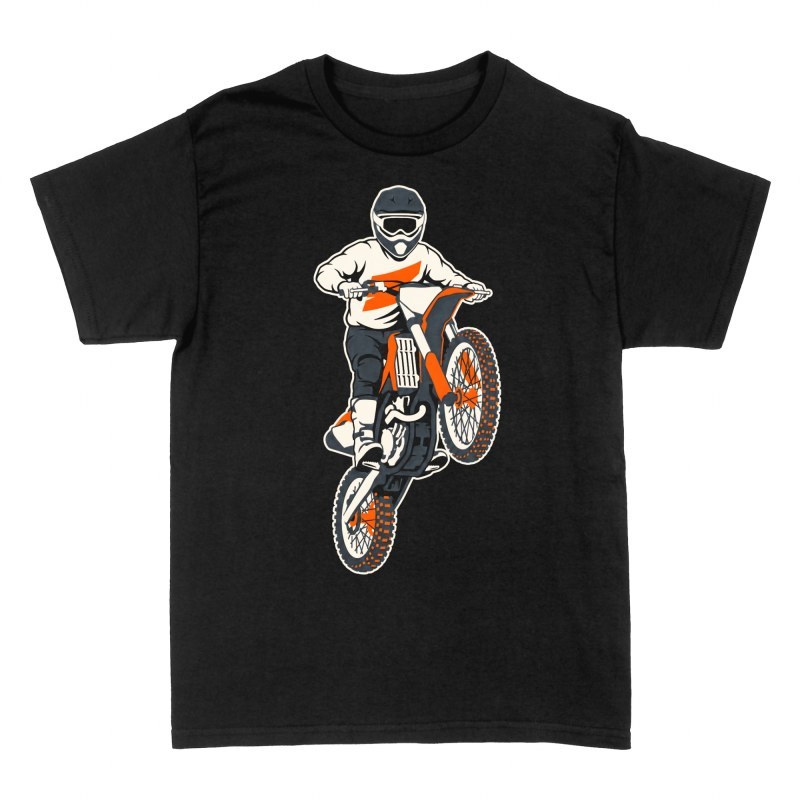 T-shirts: Motocross Rider Jumping