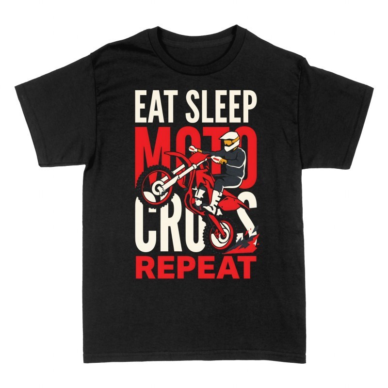 T-shirts: Eat Sleep Motocross Repeat