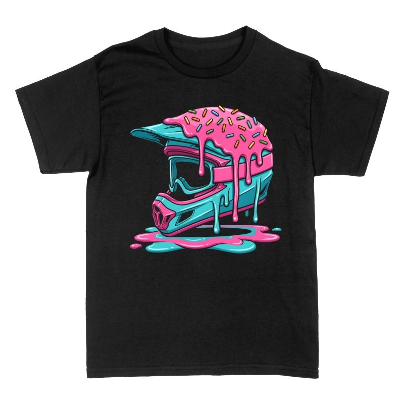T-shirts: Donut Glaze Motocross Helmet