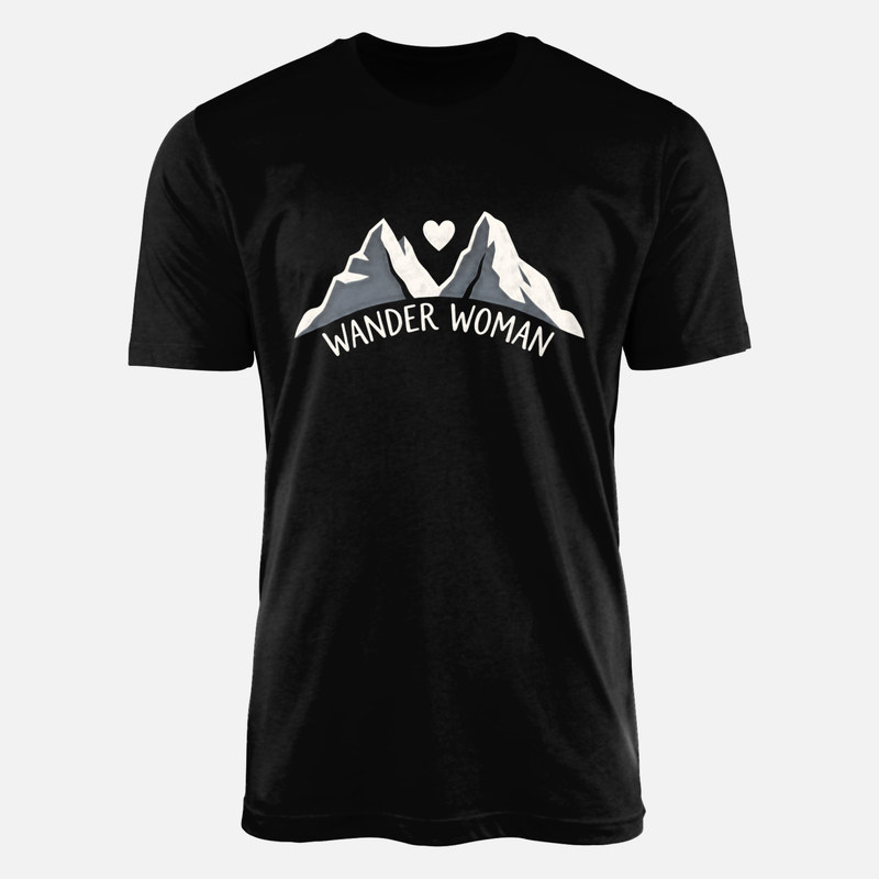 T-shirts: Wander Woman Mountains Heart
