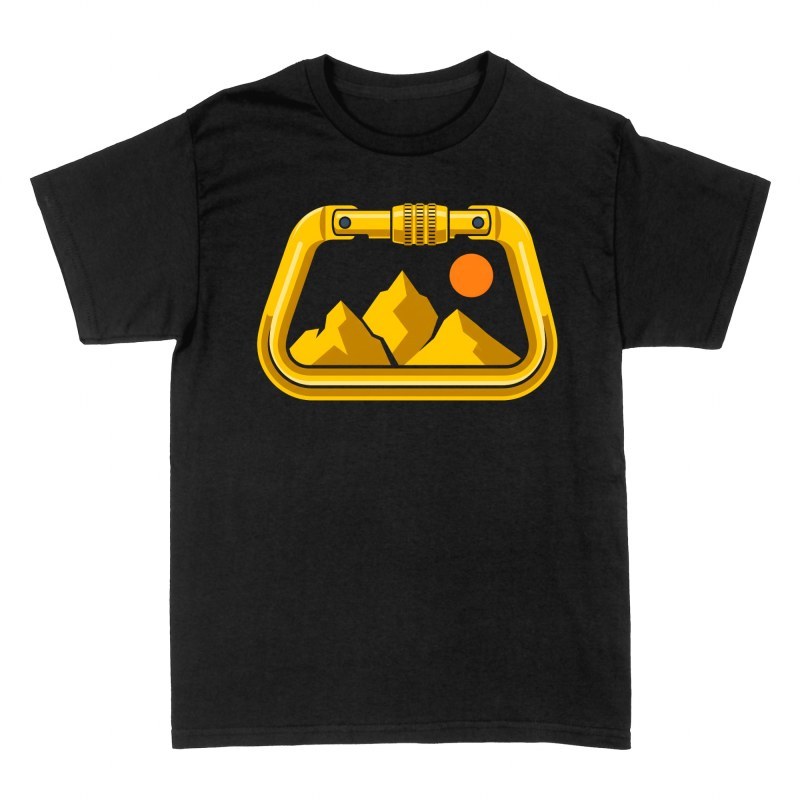 T-shirts: Mountain Landscape in Carabiner