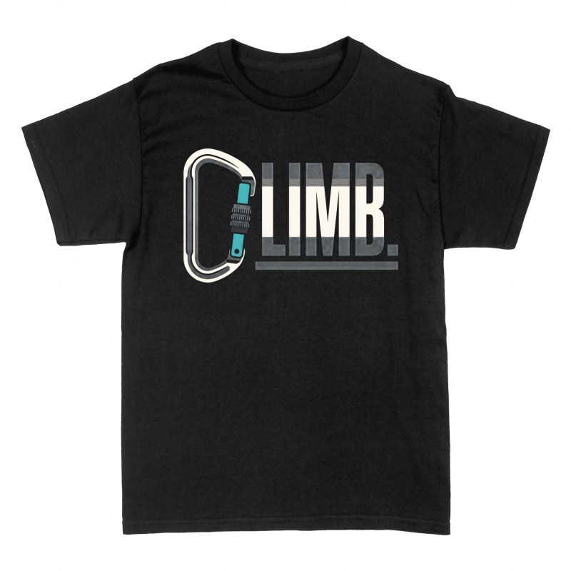 T-shirts: Climb Carabiner Letter C