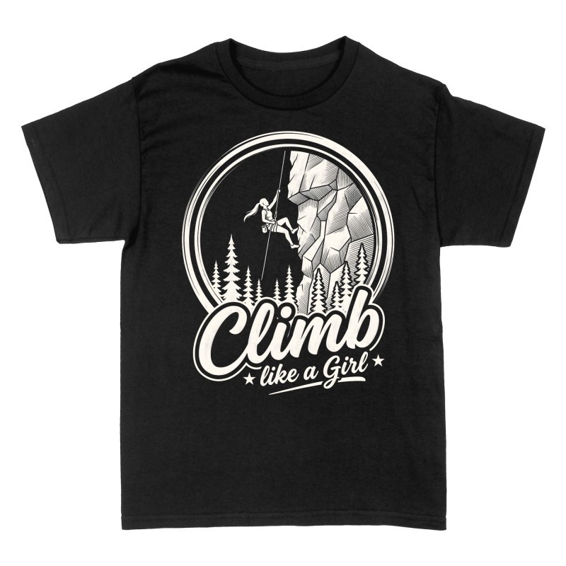 T-shirts: Climb like a Girl