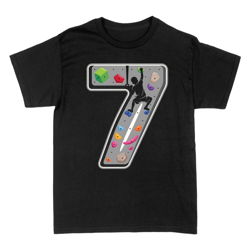 T-shirts: Climbing Wall Number 7