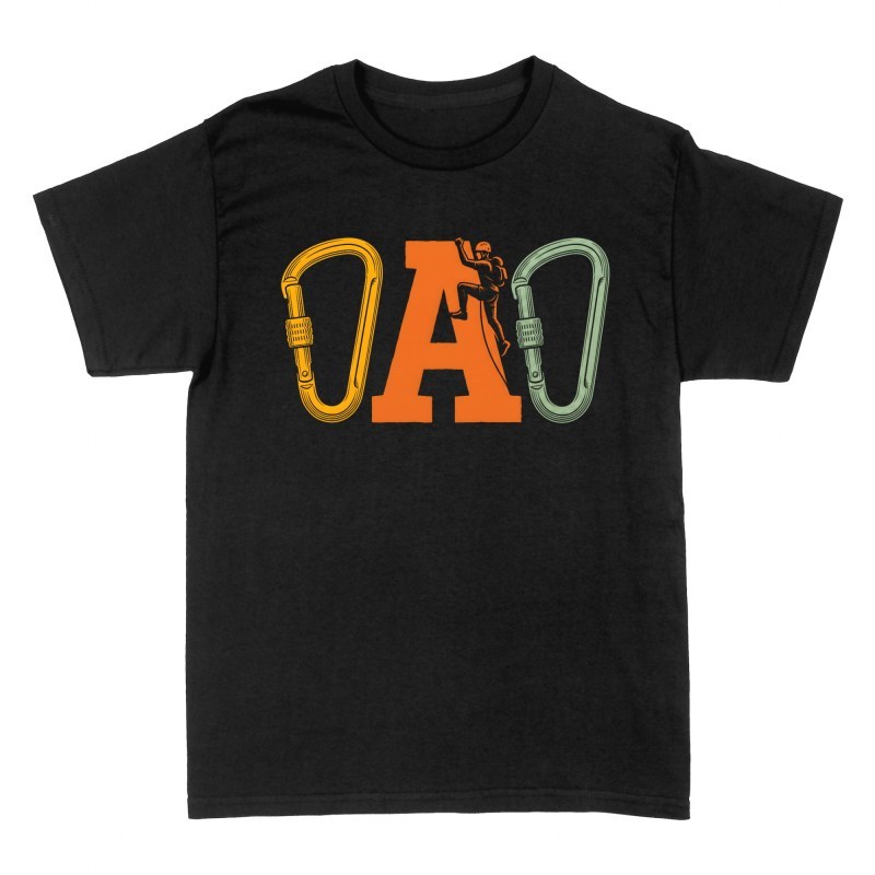 T-shirts: Climbing Dad Carabiners