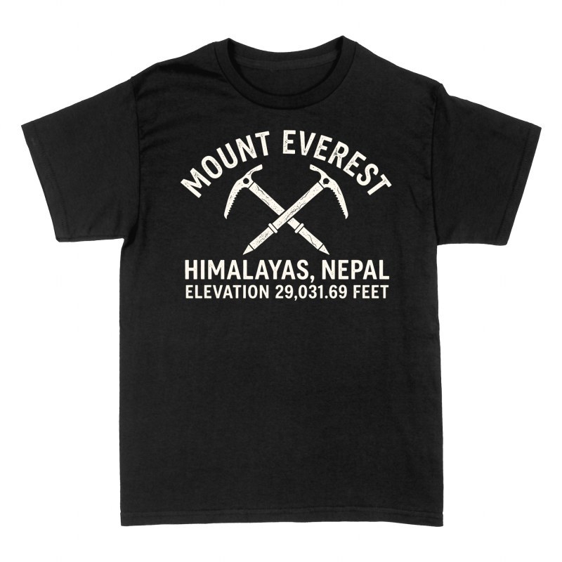T-shirts: Mount Everest Crossed Ice Axes