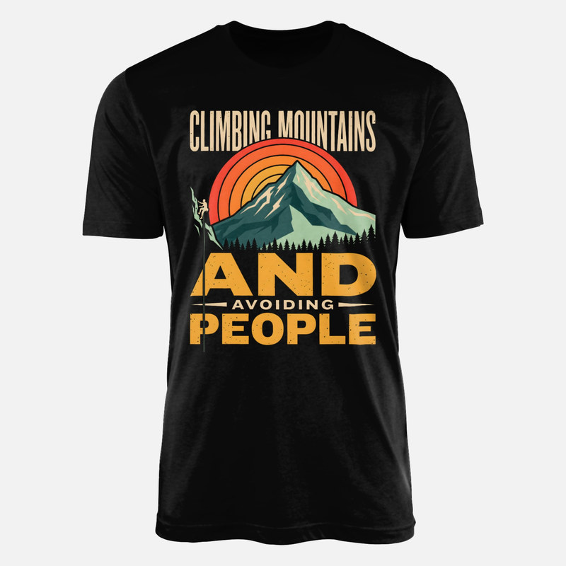 T-shirts: Climbing Mountains And Avoiding People