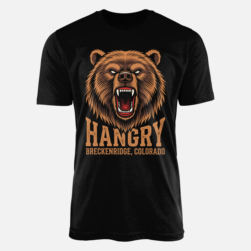 T-shirts: Hangry Breckenridge Colorado Bear