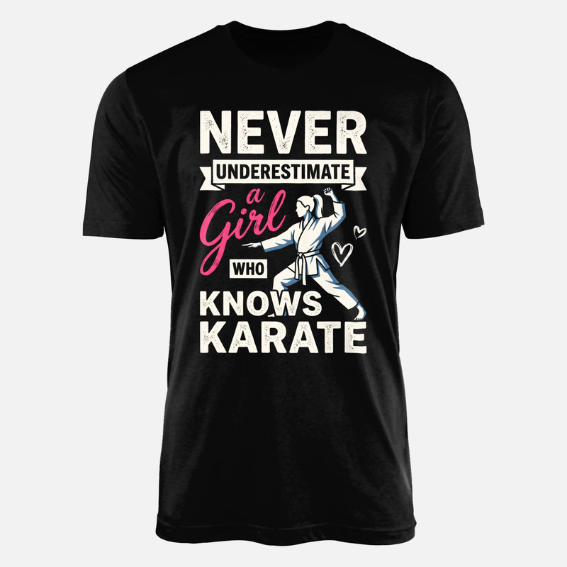 T-shirts: Girl Who Knows Karate