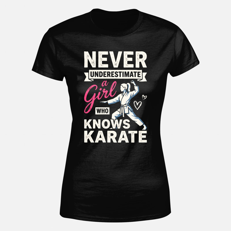 T-shirts: Girl Who Knows Karate