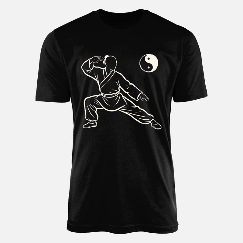 T-shirts: Tai Chi Practitioner with Yin Yang