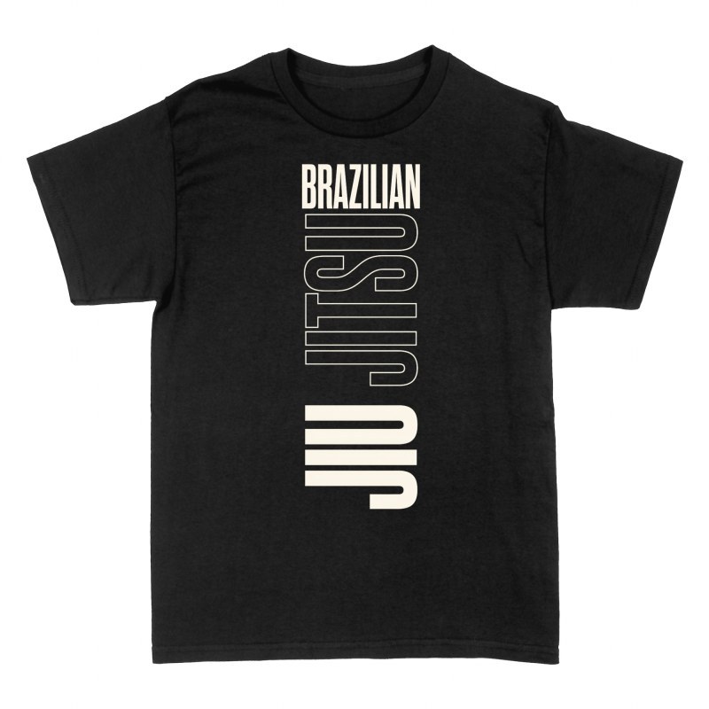 T-shirts: Vertical Brazilian Jiu Jitsu Typography