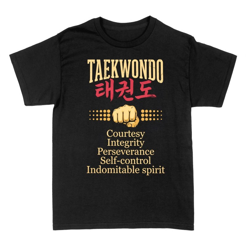 T-shirts: Taekwondo Tenets & Fist