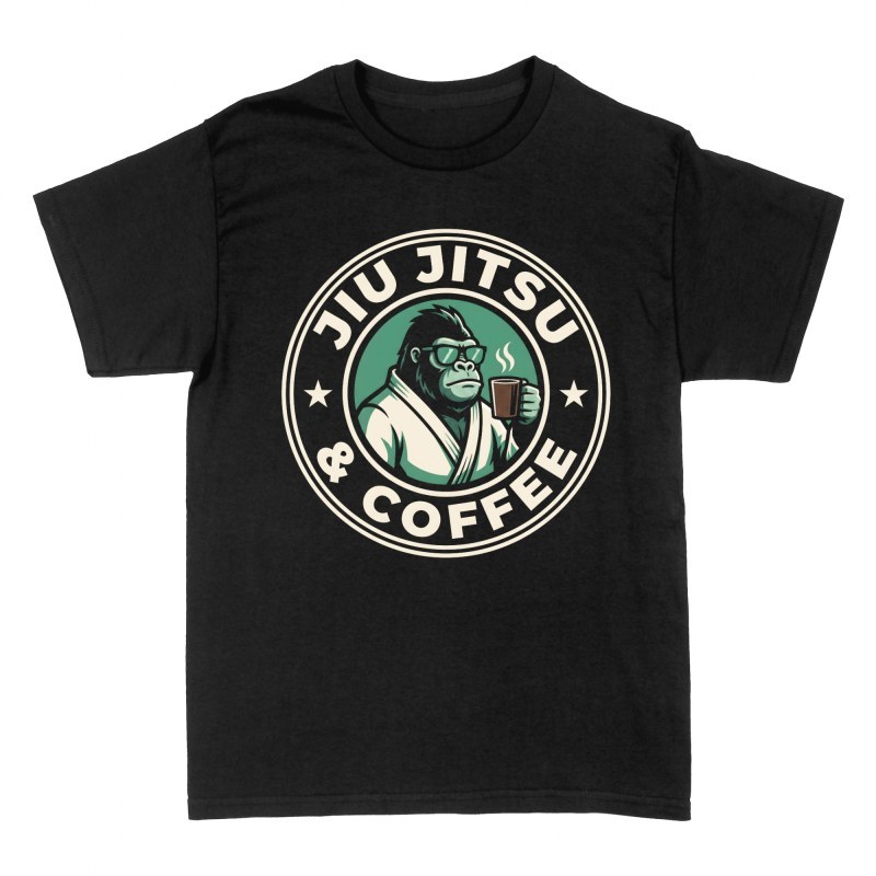 T-shirts: Jiu Jitsu & Coffee Gorilla