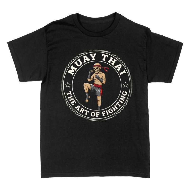 T-shirts: Muay Thai The Art Of Fighting Skull