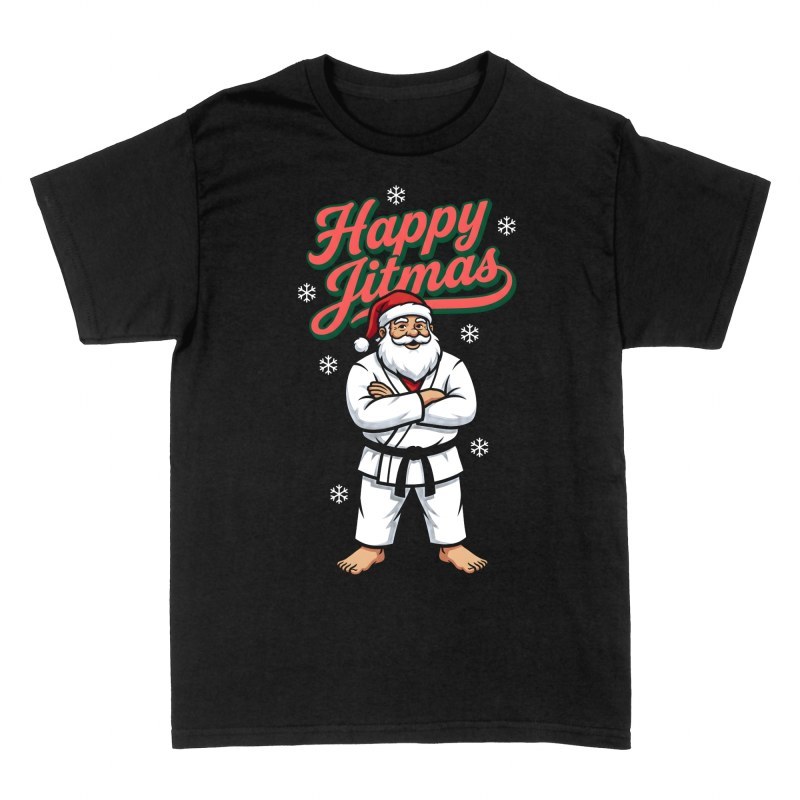 T-shirts: Happy Jitmas Santa BJJ