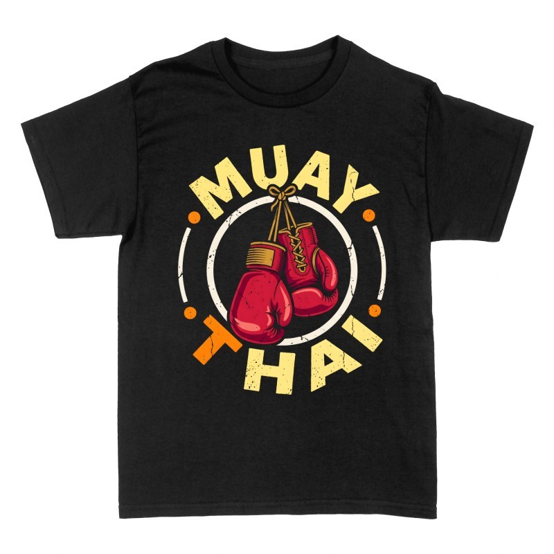 T-shirts: Muay Thai Hanging Gloves