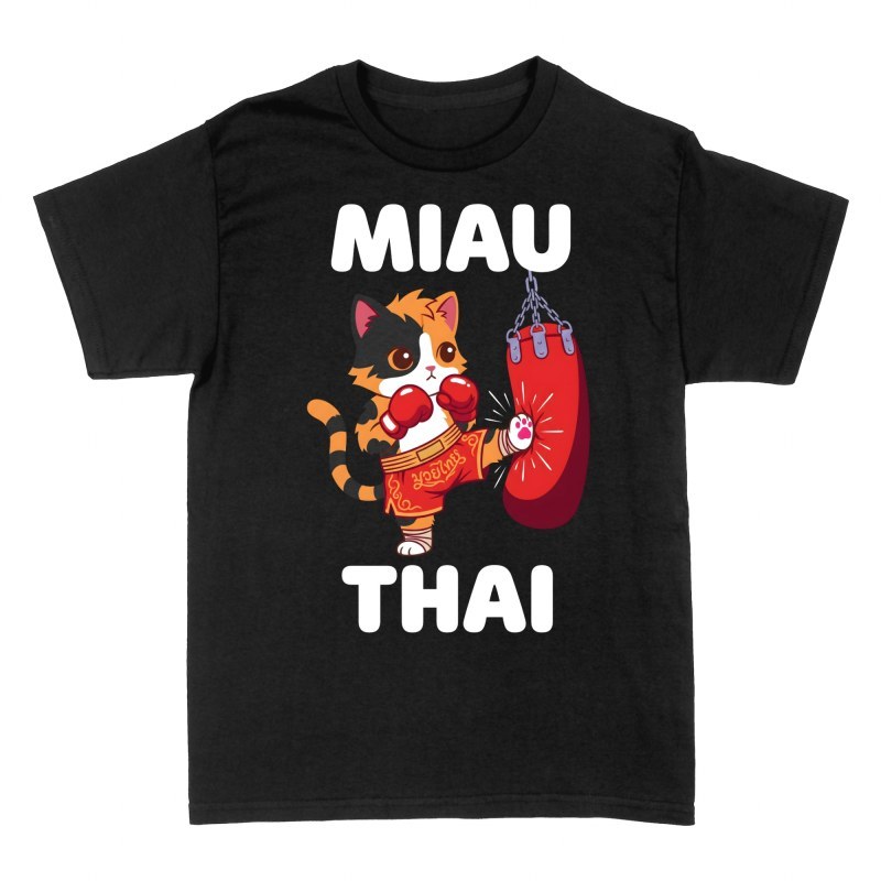 T-shirts: Miau Thai Boxer Cat