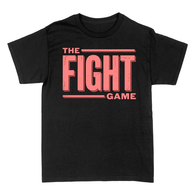 T-shirts: The Fight Game Distressed Typography