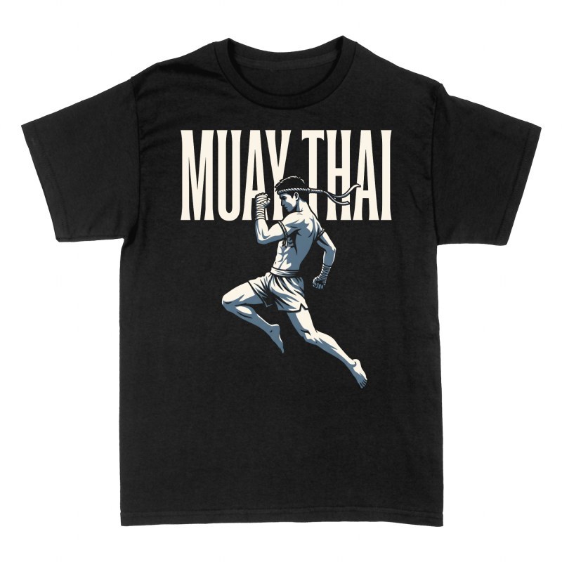 T-shirts: Muay Thai Jumping Fighter