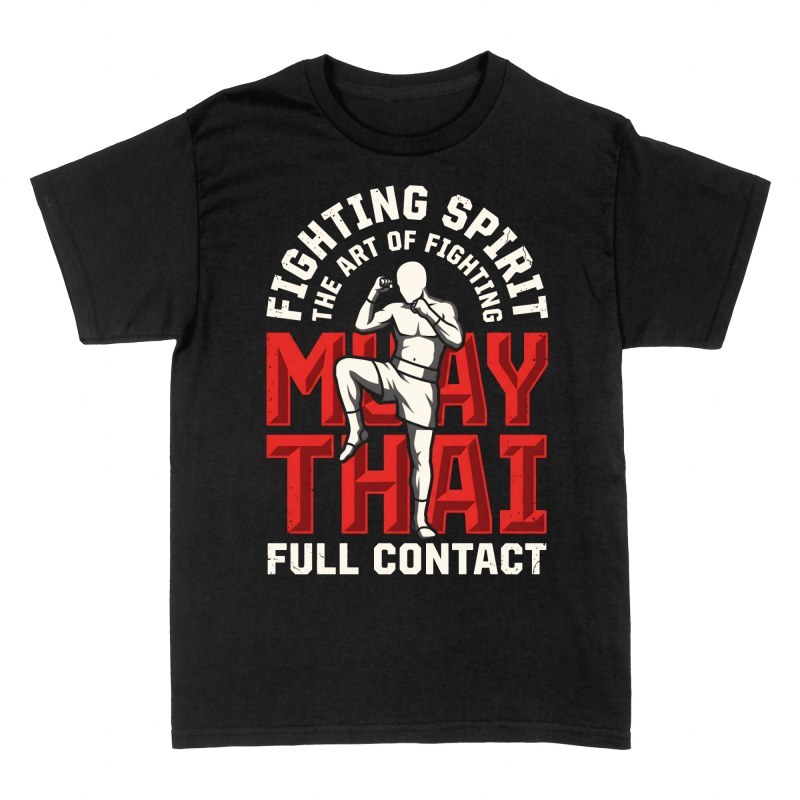 T-shirts: Muay Thai Fighting Spirit
