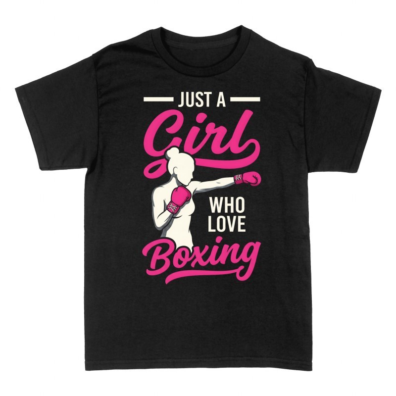 T-shirts: Just a Girl Who Loves Boxing