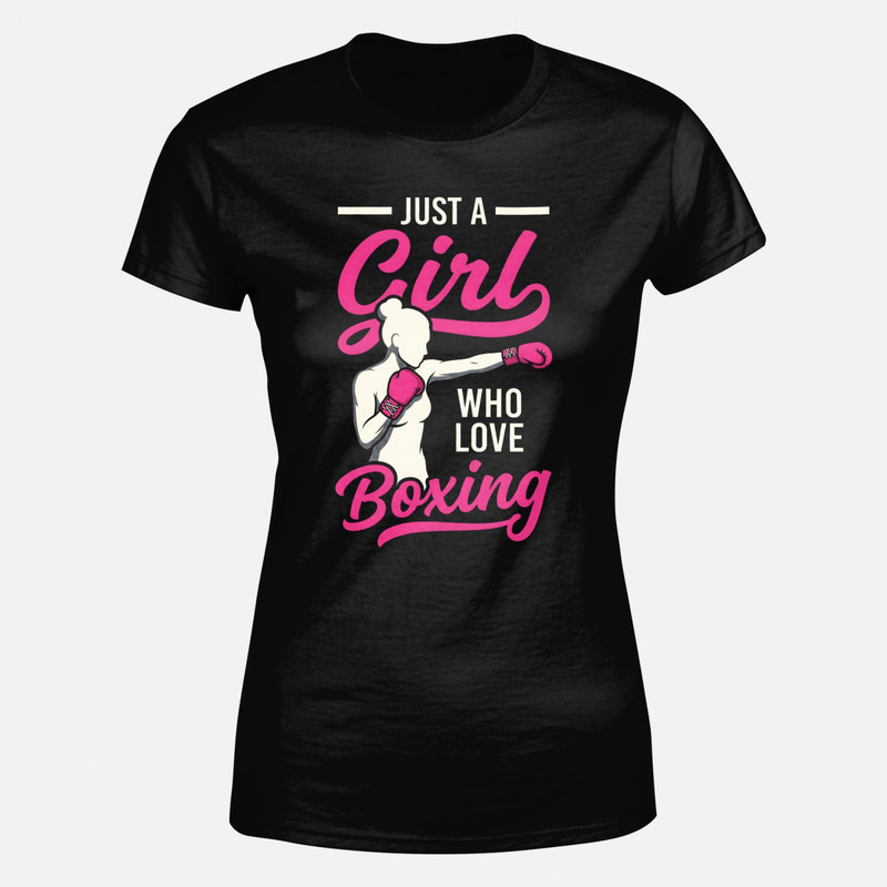 T-shirts: Just a Girl Who Loves Boxing