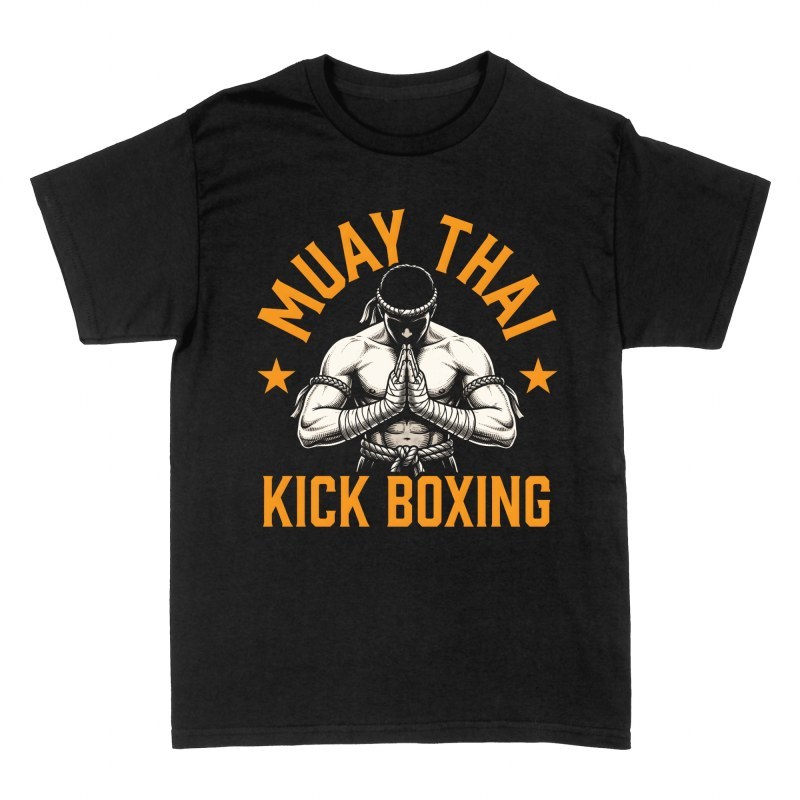 T-shirts: Muay Thai Kick Boxing Fighter Wai