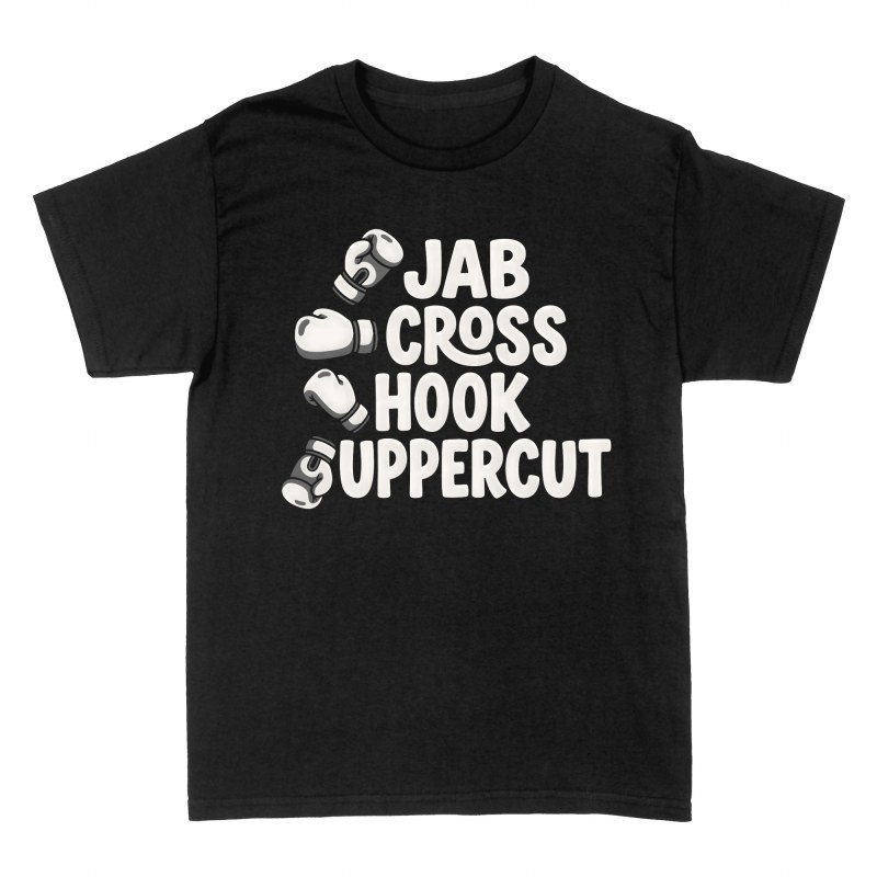 T-shirts: Jab Cross Hook Uppercut Boxing Punches