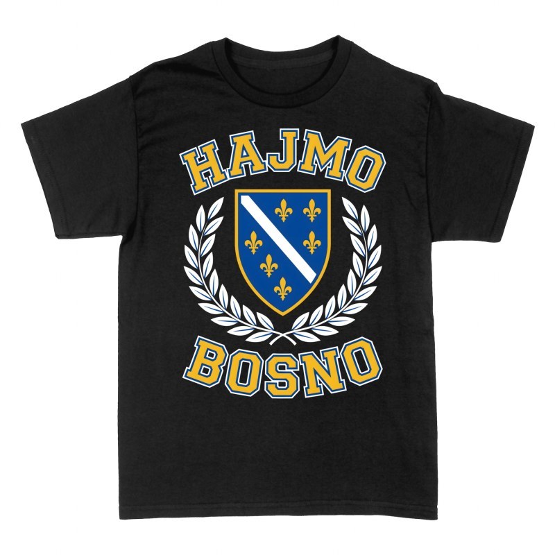 T-shirts: Bosnian Crest with Fleur-de-lis