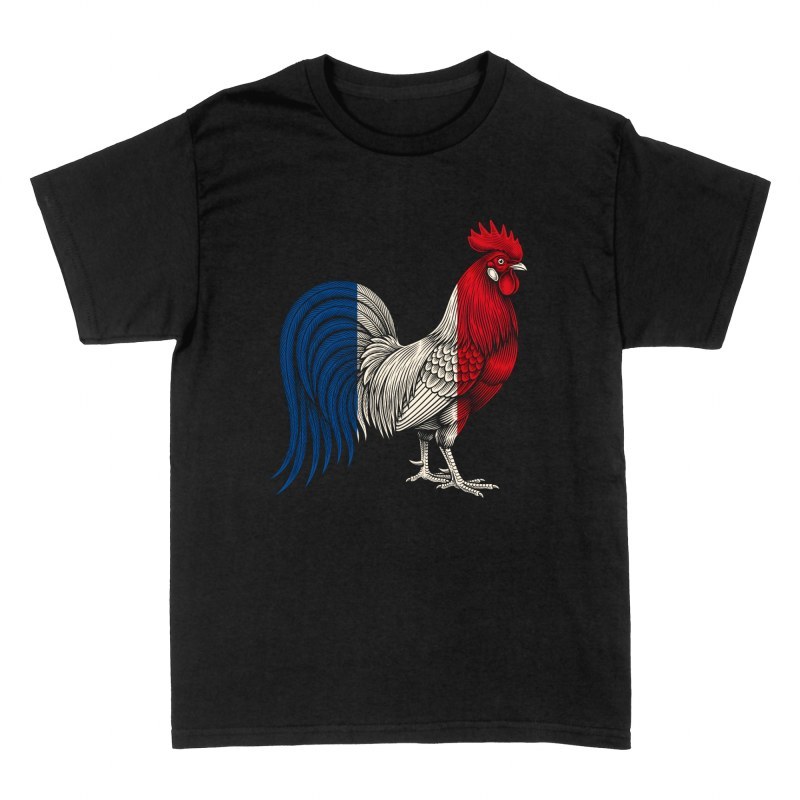 T-shirts: French Flag Gallic Rooster