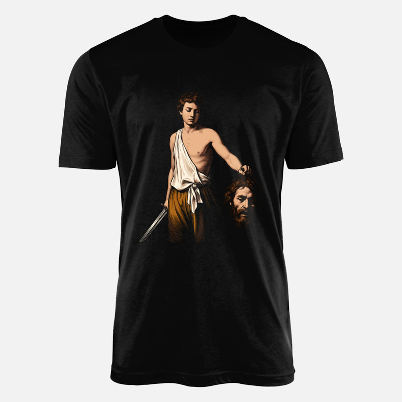 T-shirts: David and Goliath Classical Engraving
