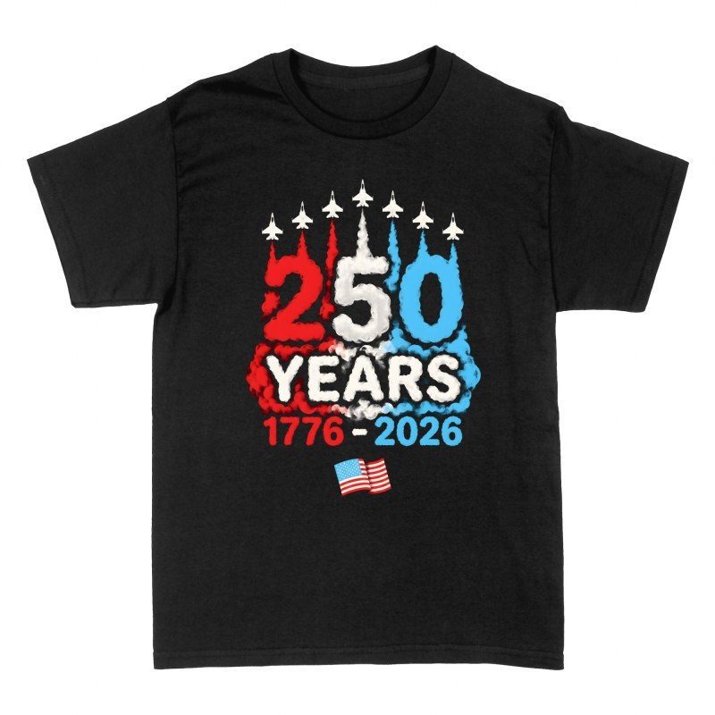 T-shirts: 250 Years 1776 - 2026 Fighter Jets