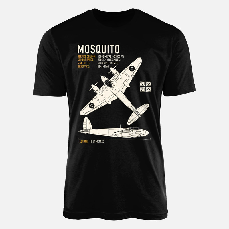 T-shirts: Mosquito Aircraft Technical Specs