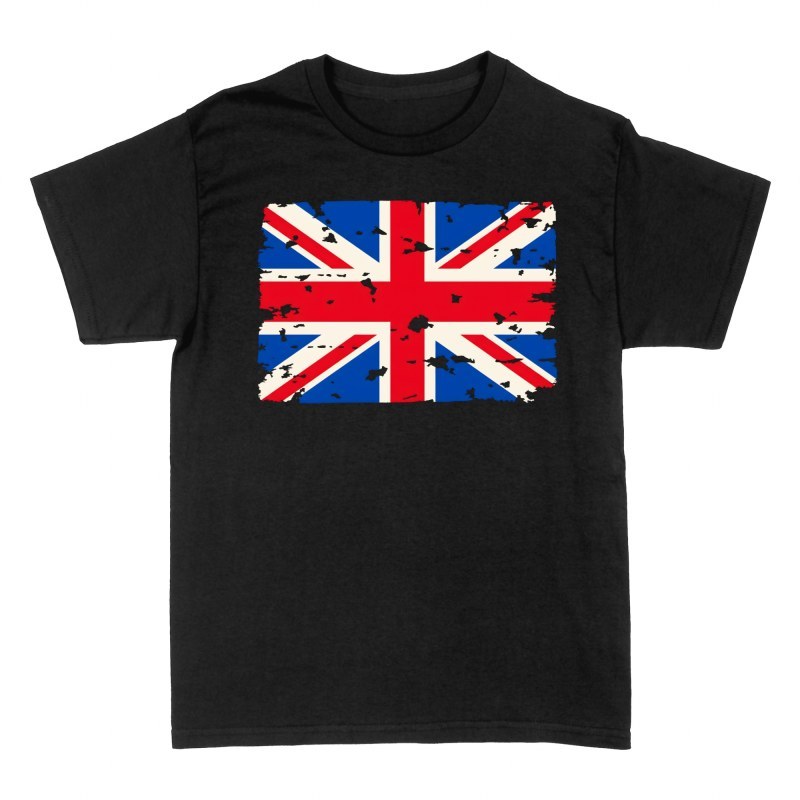 T-shirts: Distressed Union Jack Flag