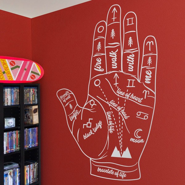 Wall Stickers: Twin Peaks palmistry