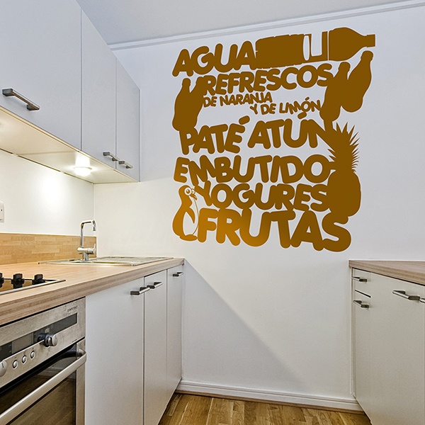Wall Stickers: Typographic fridge
