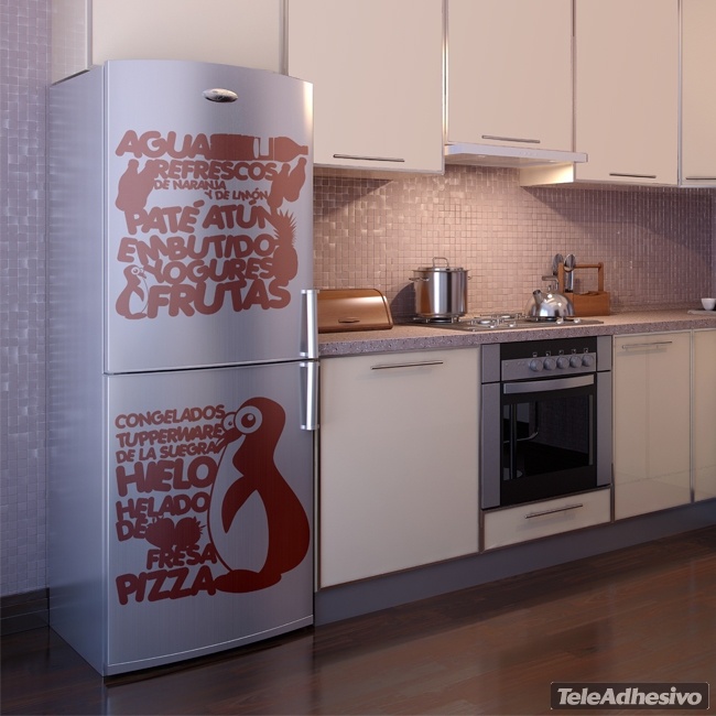 Wall Stickers: Typographic fridge