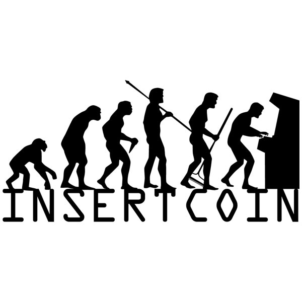 Wall Stickers: Evolucion InsertCoin